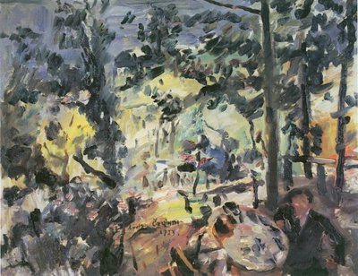 Wachensee, on the Terrace by Lovis Corinth